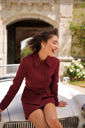 Blanche Wool Skirt from GAÂLA