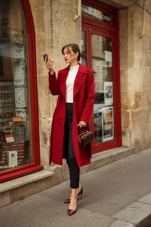 Sabina Cashmere Wool Coat from GAÂLA