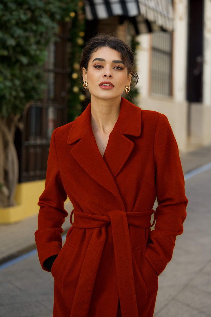 Sabina Cashmere Wool Coat from GAÂLA