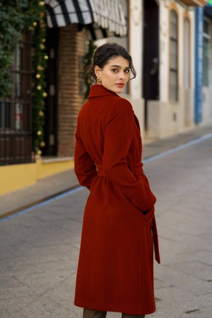 Sabina Cashmere Wool Coat from GAÂLA