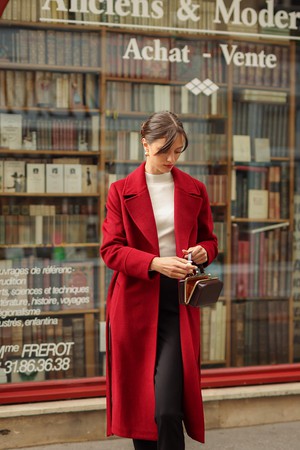 Sabina Cashmere Wool Coat from GAÂLA