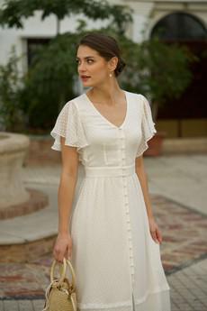 Caroline Button-Down Dress via GAÂLA