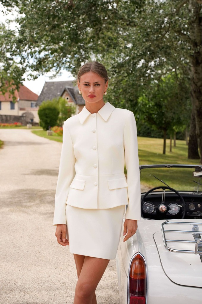 Blanche Wool Skirt from GAÂLA