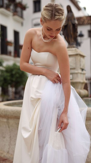 Annabeth Strapless Dress from GAÂLA