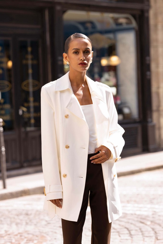 Leanne Short Trench Coat from GAÂLA