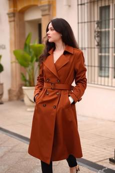 Nicole Cotton Trench Coat via GAÂLA