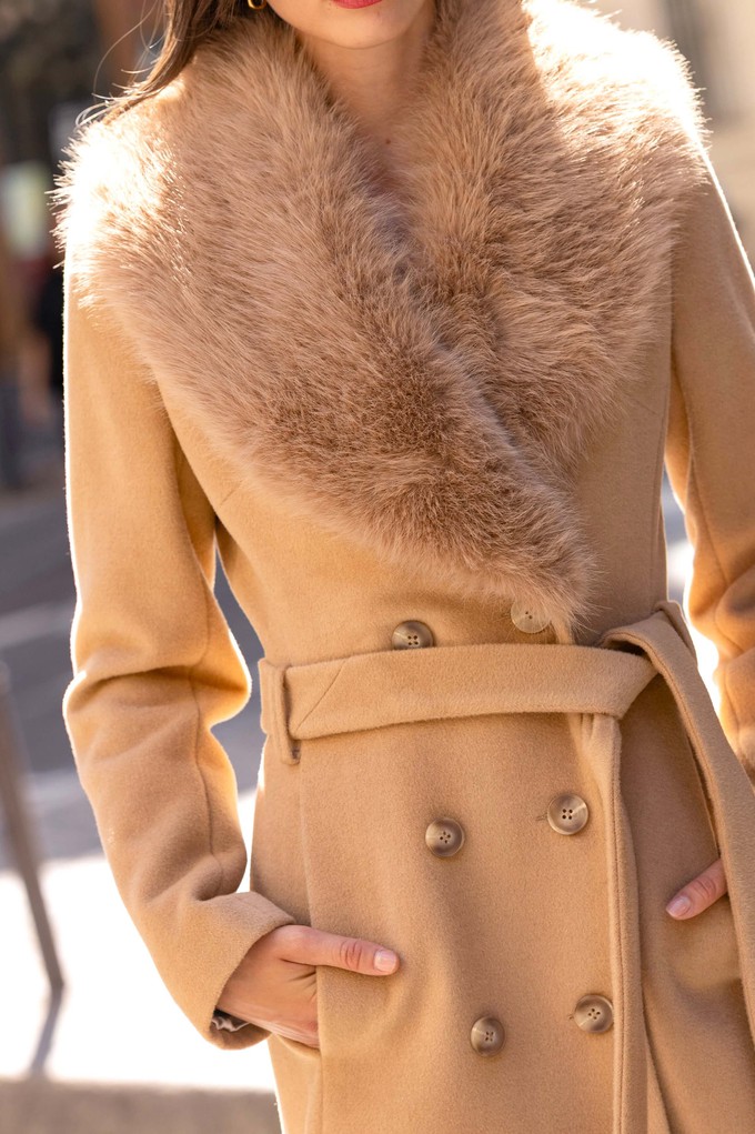 Angelina Faux Fur Coat from GAÂLA