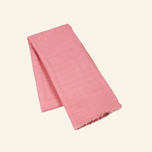 Handwoven Ombré Peach Salmon Pink Wool Scarf from Heritage Moda