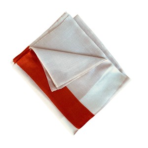 Blush Sand Hand Painted Wool Silk Scarf from Heritage Moda