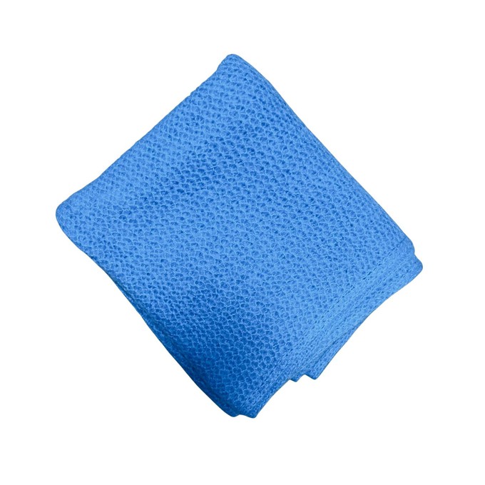 Cobalt Blue Handmade Alpaca Scarf from Heritage Moda