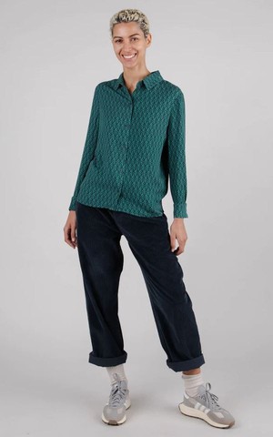 Blouse Sunflower Slim Fit from Het Faire Oosten