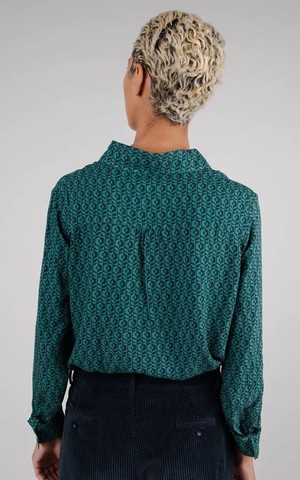 Blouse Sunflower Slim Fit from Het Faire Oosten