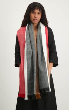Scarf Alpaca Striped via Het Faire Oosten