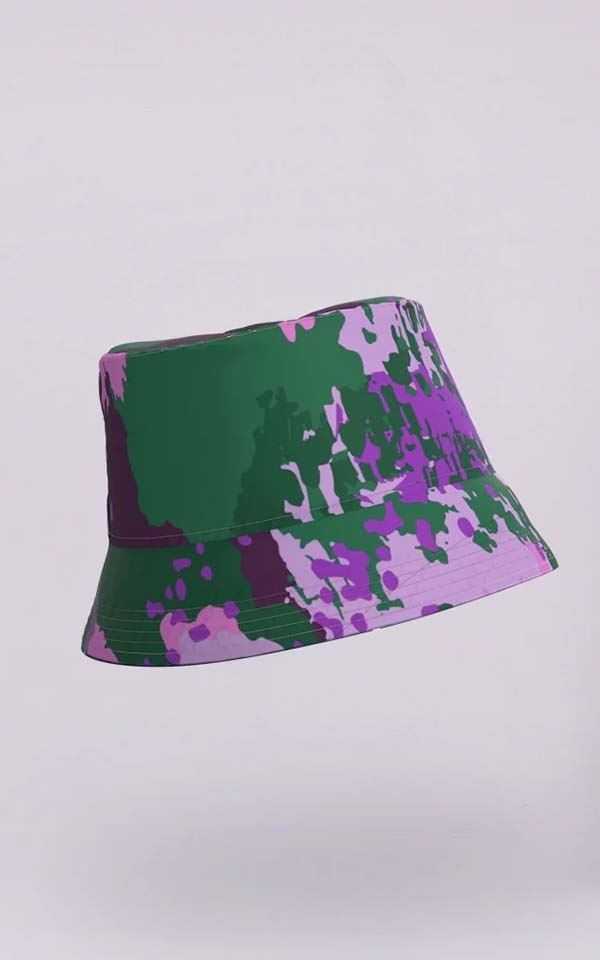 Bucket Hat Digi Spring Camo from Het Faire Oosten