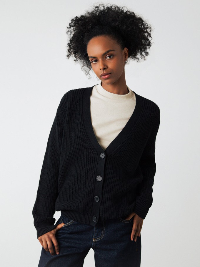 Chunky Cardigan from Honest Basics