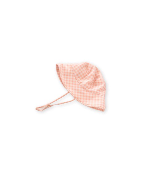 Vali Hat – Apricot Gingham from Ina Swim