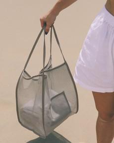 The Mesh Beach Bag via Ina Swim