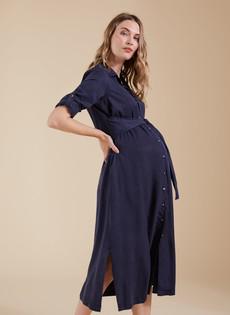 Kelsy Maternity Dress with TENCEL™ via Isabella Oliver