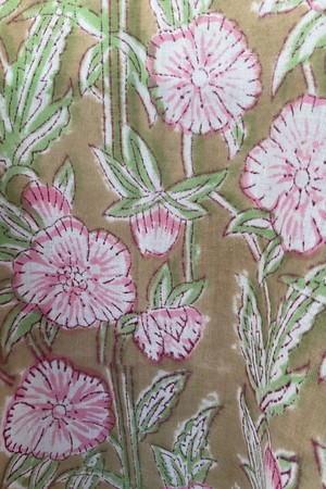 NEW! Block print Kaftan Short No.12 from JULAHAS
