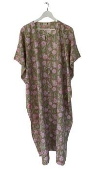 NEW! Block Print Kaftan Long No. 12 via JULAHAS
