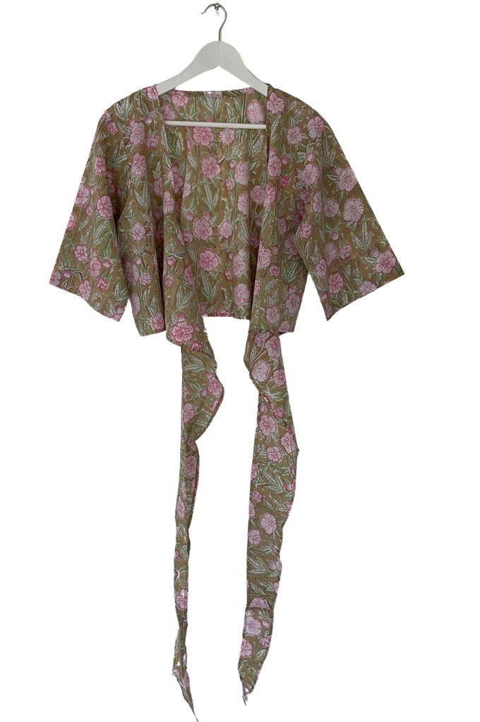 NEW! Block print Wrap Top No. 12 from JULAHAS