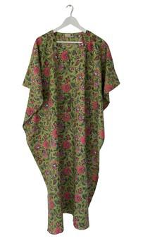 NEW! Block Print Kaftan Long No. 15 via JULAHAS