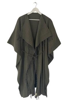 NEW! Cotton Tassel Duster Forest Green via JULAHAS