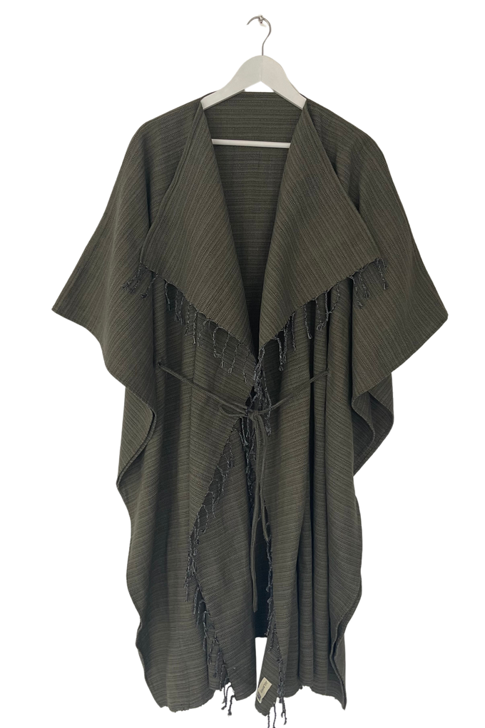 NEW! Cotton Tassel Duster Forest Green from JULAHAS