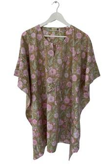 NEW! Block print Kaftan Short No.12 via JULAHAS