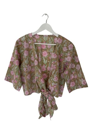 NEW! Block print Wrap Top No. 12 from JULAHAS