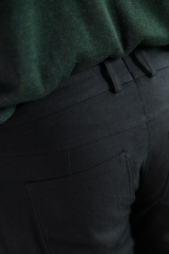 Organic cotton trousers Prakrit Black from Jyoti - Fair Works