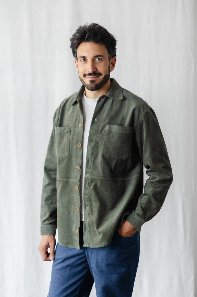 Organic Cotton Cord Shaket Kal Pistachio from Jyoti - Fair Works