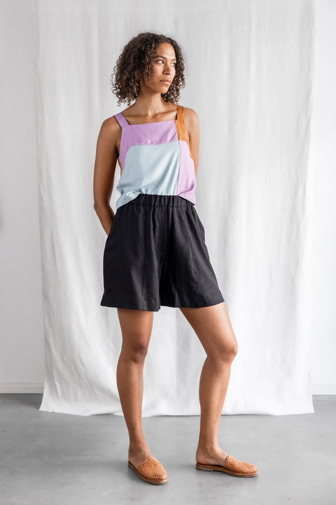 Organic Cotton Shorts Sitara Black from Jyoti - Fair Works