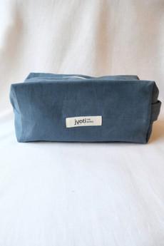 Cotton toiletry bag Phavvaara Ocean via Jyoti - Fair Works