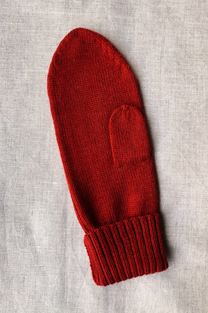 Baby Alpaca Mitten Gloves Paita Red from Jyoti - Fair Works