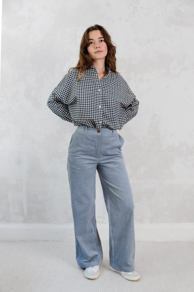 Organic cotton corduroy trousers Suhrutam Nebel from Jyoti - Fair Works