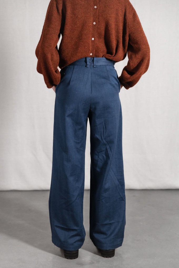 Organic cotton denim trousers Suhrutam Denim from Jyoti - Fair Works