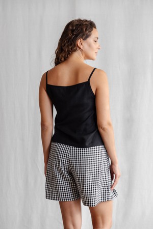 Hemp/Tencel Tank Top Leyla Black from Jyoti - Fair Works