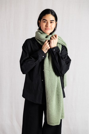 Baby-Alpaka Schal Tapabocas Mint from Jyoti - Fair Works