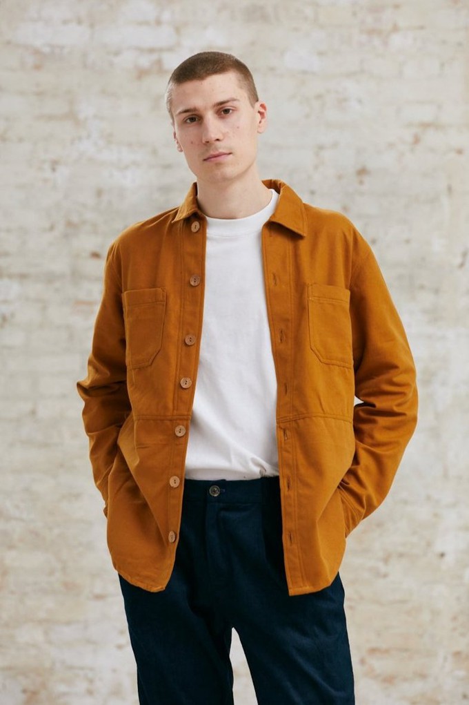 Organic Cotton Shacket Kal Curry from Jyoti - Fair Works