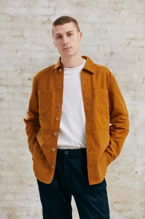 Organic Cotton Shacket Kal Curry from Jyoti - Fair Works