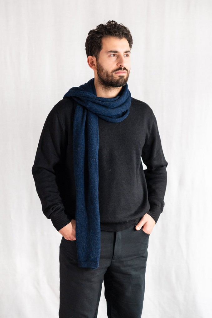 Baby-Alpaka Schal Paracas Navy from Jyoti - Fair Works