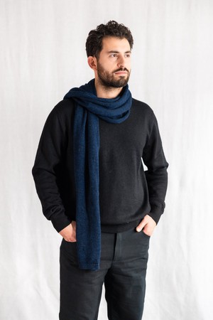 Baby-Alpaka Schal Paracas Navy from Jyoti - Fair Works