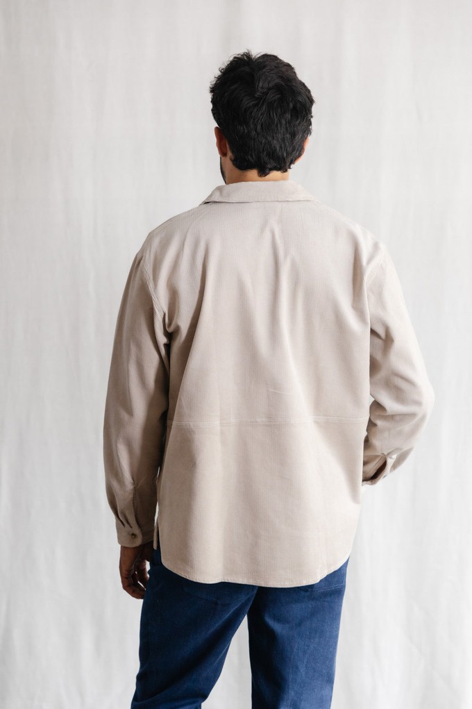 Organic Cotton Cord Shaket Kal Beige from Jyoti - Fair Works