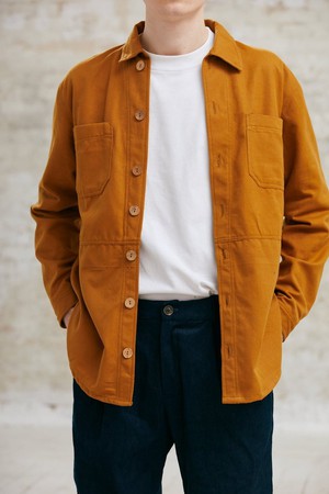 Organic Cotton Shacket Kal Curry from Jyoti - Fair Works