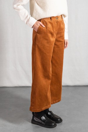Bio-Baumwollcord Culotte Hemani Zimt from Jyoti - Fair Works Bio-Baumwollcord Culotte Hemani Zimt from Jyoti - Fair Works