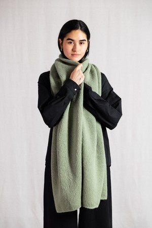 Baby-Alpaka Schal Tapabocas Mint from Jyoti - Fair Works