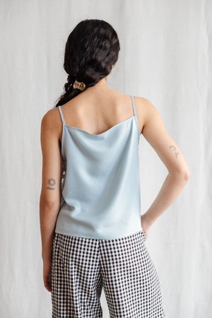 Modal tank top Leyla ice blue from Jyoti - Fair Works