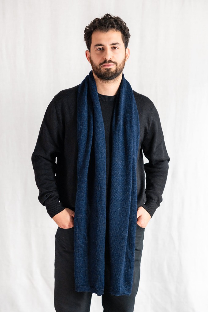 Baby-Alpaka Schal Paracas Navy from Jyoti - Fair Works