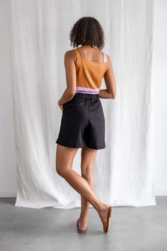 Organic Cotton Shorts Sitara Black from Jyoti - Fair Works
